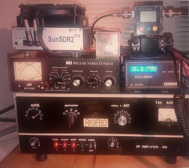 SunSDR2DX + -500 + KT-7900 D