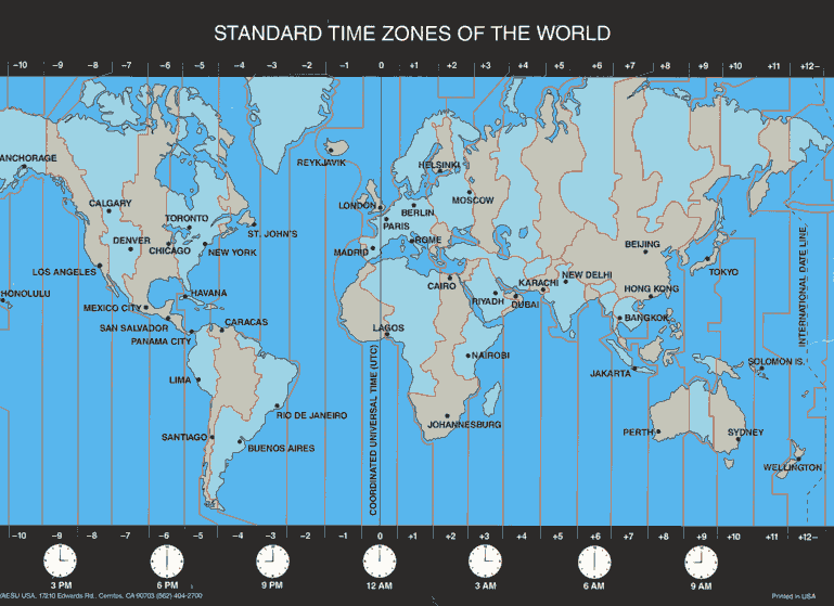 australia time zones piece