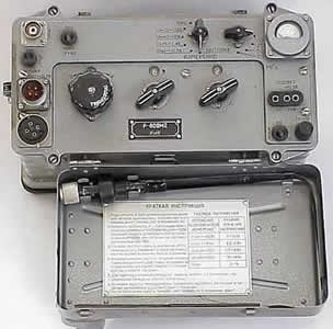 Передняя панель радиостанции 'Р-809М2'